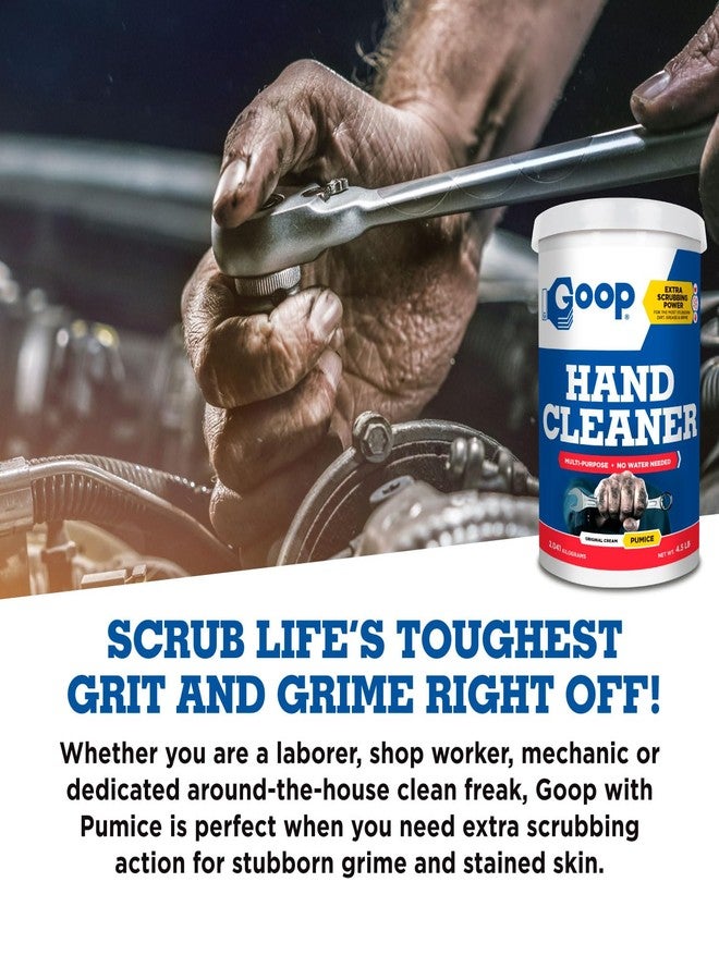 GOOP Hand Cleaner with Pumice 4.5 Lb. Can - Image 4